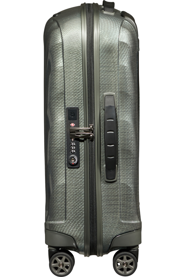 Samsonite C-Lite Spinner Expandable 55cm  Metalická zelená