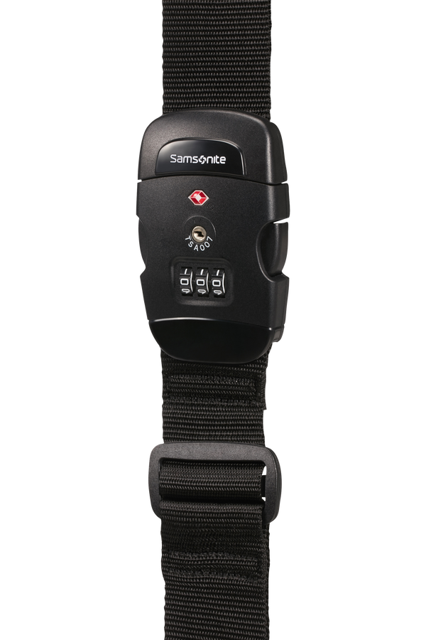Samsonite Global Ta Luggage Strap/TSA Lock Černá