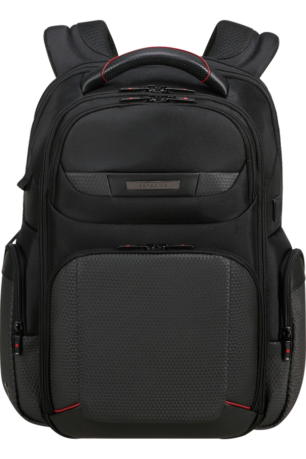 Samsonite Pro-DLX 6 Backpack 3 Volume Expandable 15.6'  Charcoal/Red