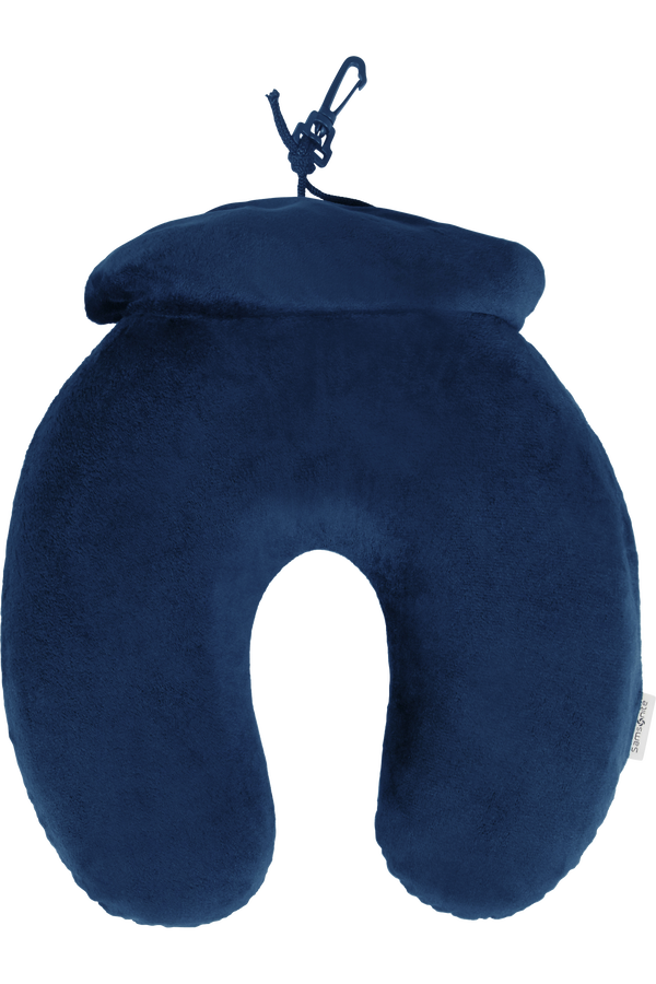 Samsonite Ta Revolution Memory Foam Pillow/Pouch  Půlnočn&iacute; modr&aacute;