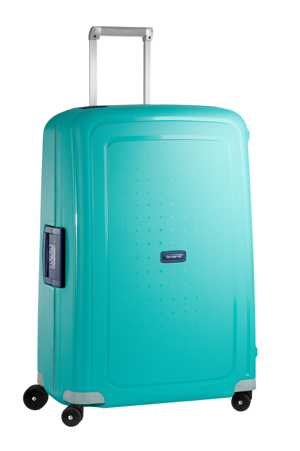 Samsonite S'Cure Spinner 75cm Aqua Blue/Dark Blue Samsonite S'Cure Spinner 75cm Aqua Blue/Dark Blue