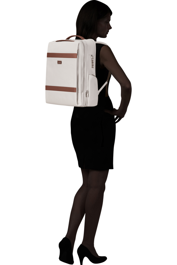 Samsonite Image Biz Travel Backpack EXP 15.6'  Slonovinová bílá Samsonite Image Biz Travel Backpack EXP 15.6'  Slonovinová bílá