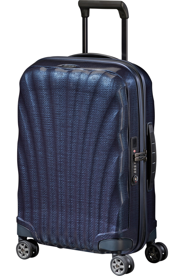 Samsonite C-Lite Spinner Expandable 55cm  Půlnoční modrá