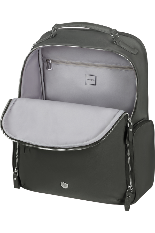 Samsonite Karissa Evo Round Backpack 15.6'  Gunmetal Green Samsonite Karissa Evo Round Backpack 15.6'  Gunmetal Green