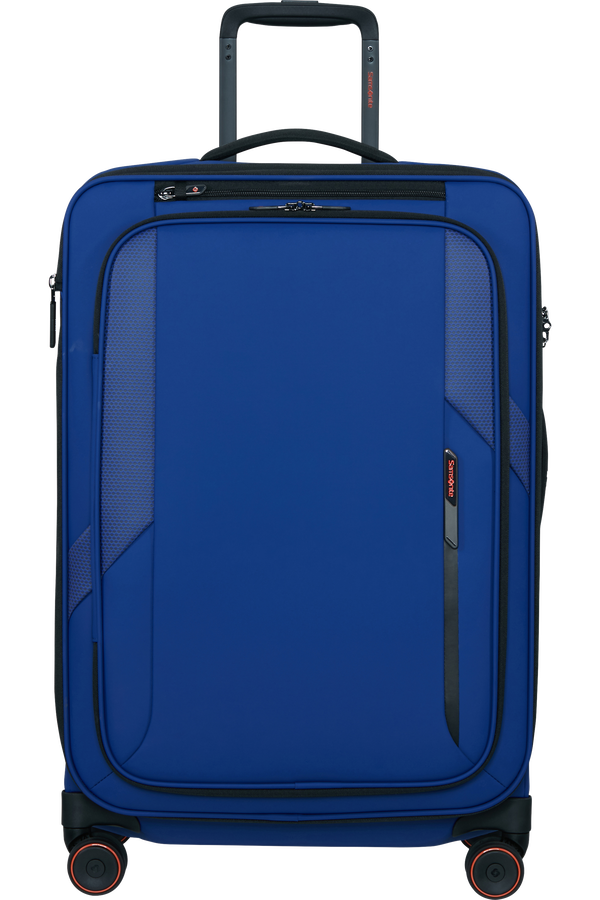 Samsonite Glazed Spinner Expandable 67cm  Elektrick&aacute; modr&aacute;