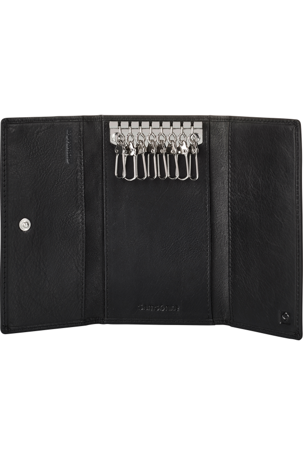 Samsonite Success 2 Slg 507 - Key Hanger 8 Hooks Long  Black Leather