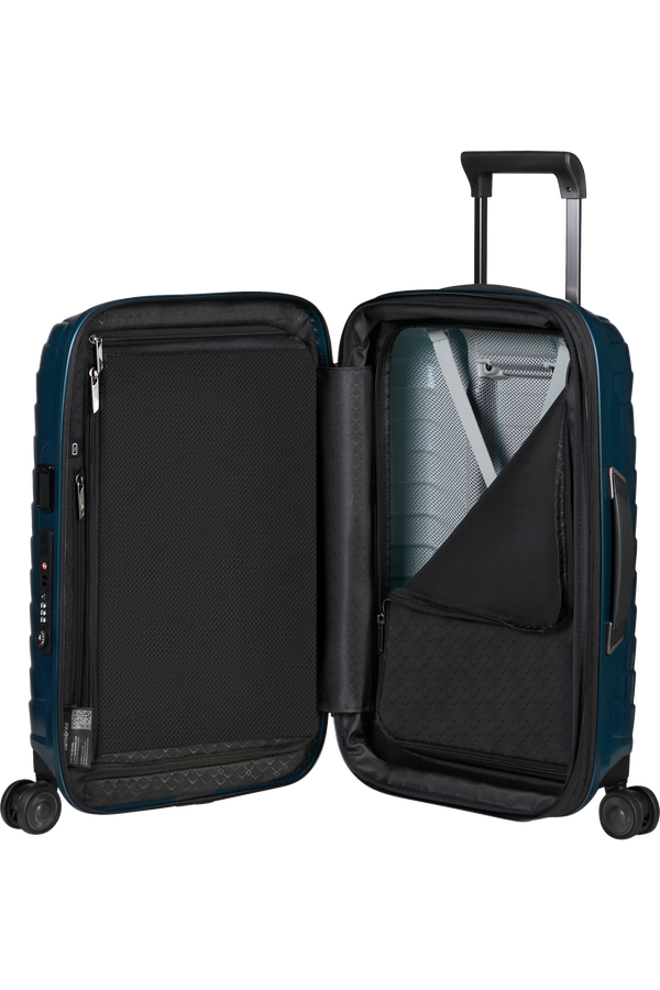 Samsonite Proxis Spinner Expandable Length 35cm 55cm  Petrolejov&aacute; modr&aacute;