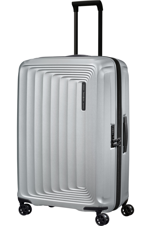 Samsonite Nuon Spinner Expandable 75cm  Matn&aacute; stř&iacute;brn&aacute;