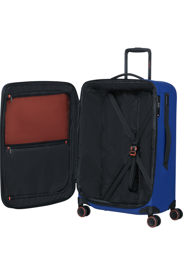 Samsonite Glazed Spinner Expandable 67cm  Elektrick&aacute; modr&aacute;