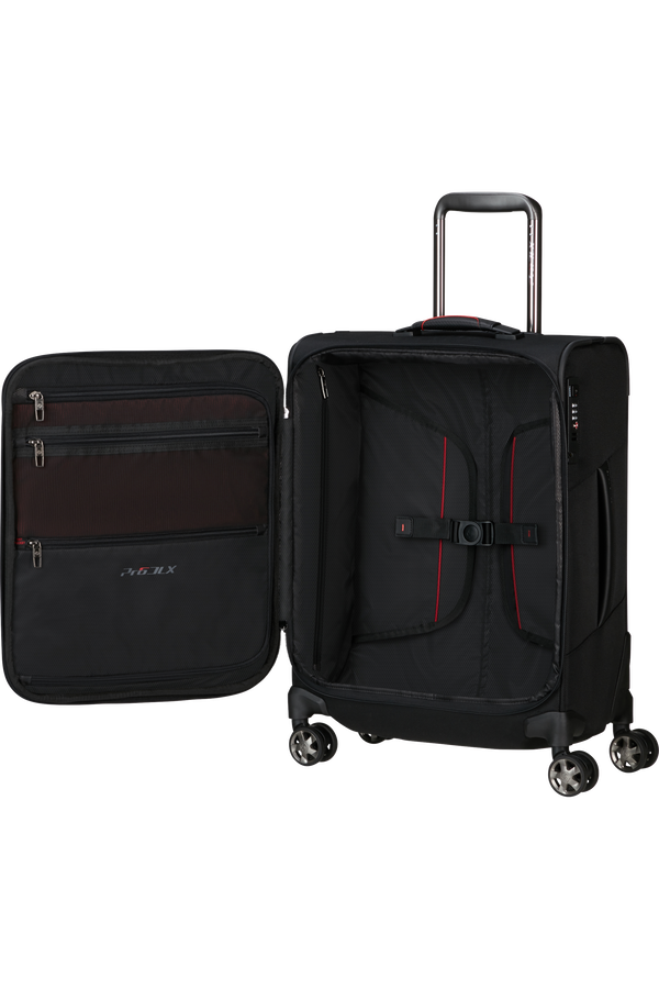 Samsonite PRO-DLX 6 Spinner 55 Strict Black – interiér kufru