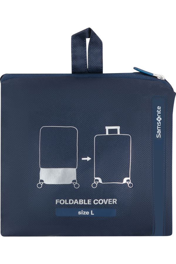 Samsonite Ta Revolution Foldable Luggage Cover L  Půlnočn&iacute; modr&aacute;