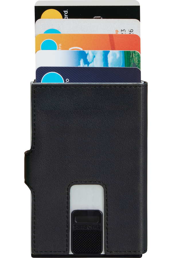 Samsonite Alu Fit 202 - Slide-up Wallet  Černá