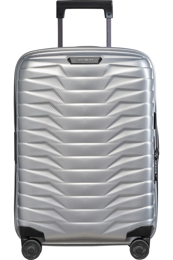 Samsonite Proxis Spinner Expandable 55cm  Stř&iacute;brn&aacute;