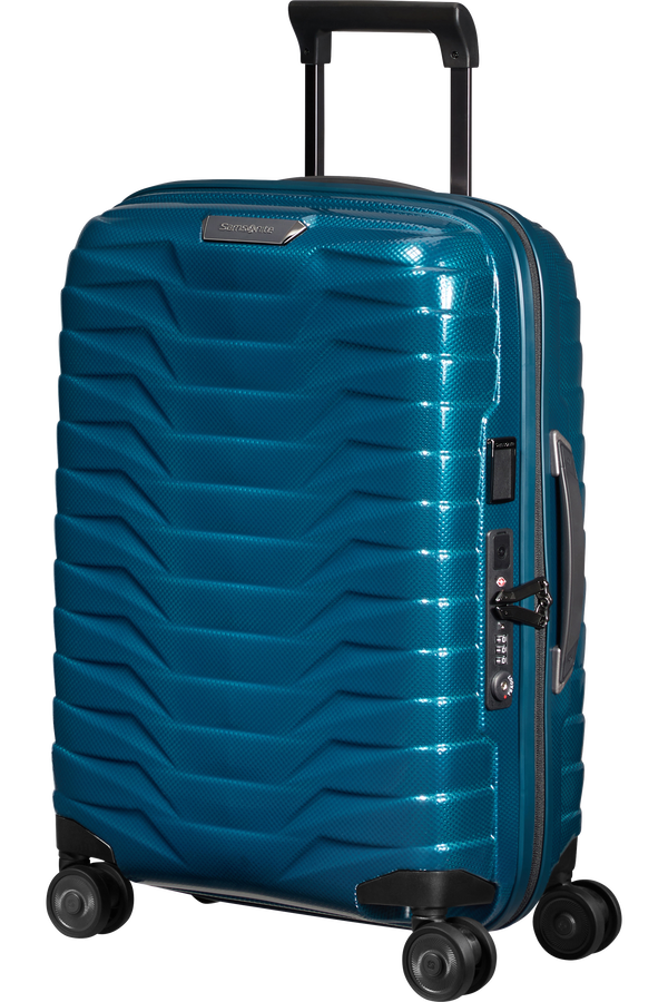 Samsonite Proxis Spinner Expandable 55cm  Petrolejov&aacute; modr&aacute;