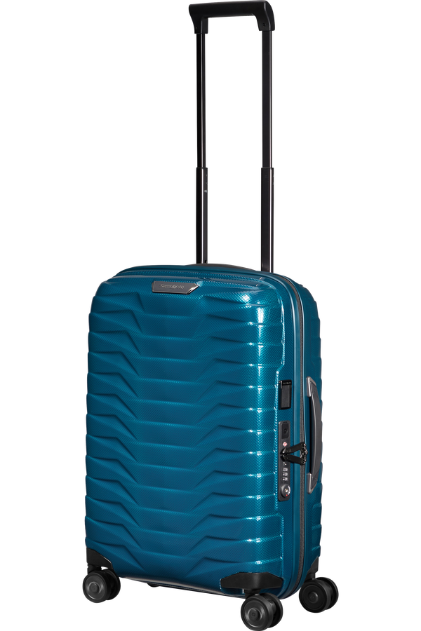 Samsonite Proxis Spinner Expandable 55cm  Petrolejov&aacute; modr&aacute;