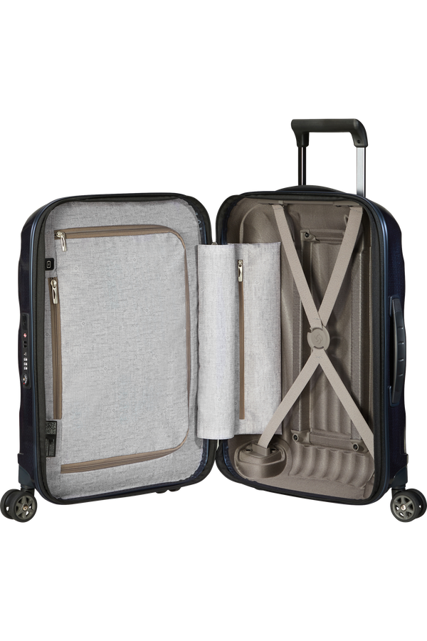 Samsonite C-Lite Spinner Expandable 55cm  Půlnoční modrá