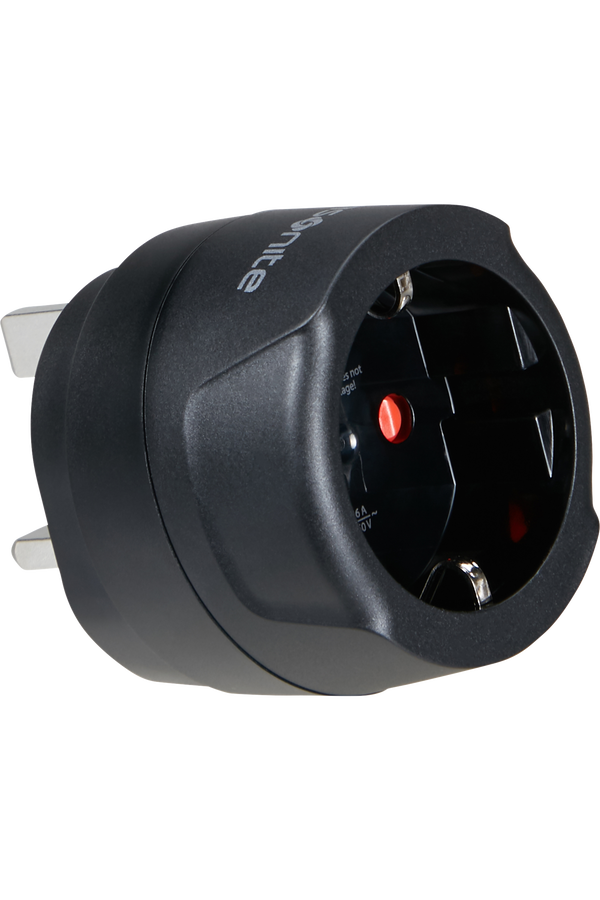 Samsonite Travel Accessories Europe to uk Adaptor Černá