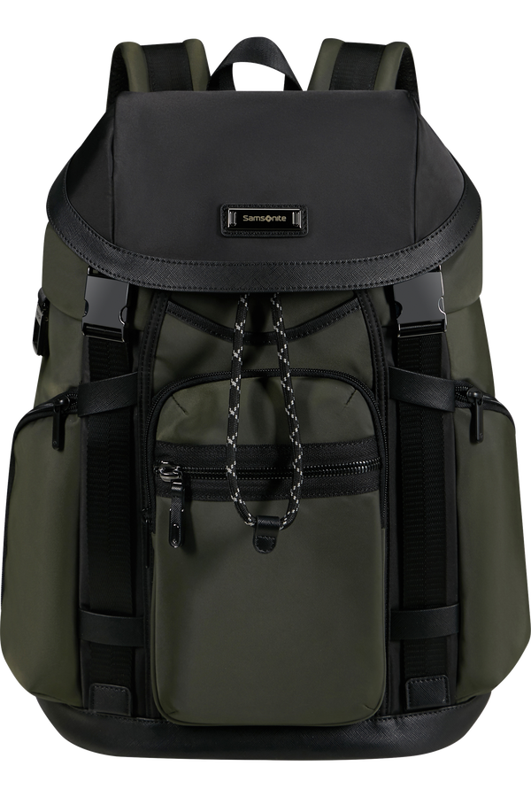 Samsonite Relyon Backpack M 15.6'' with flap  Zelen&aacute;