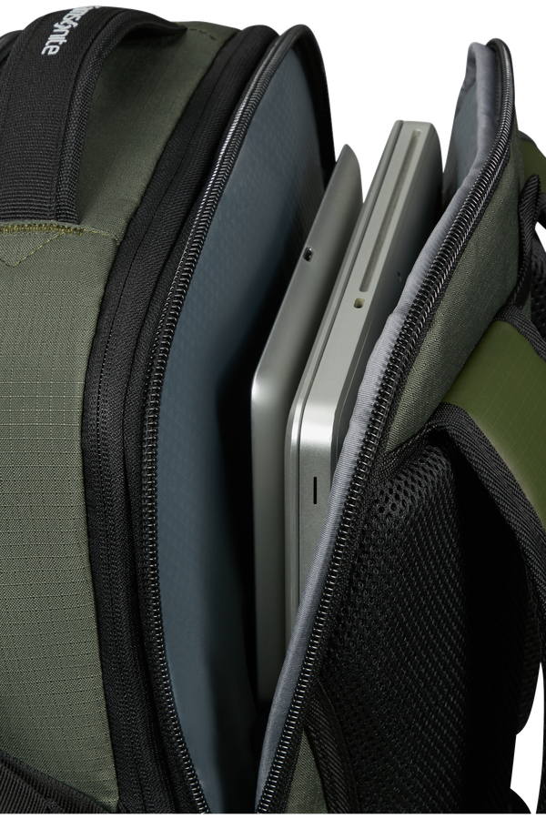 Samsonite Roadseeker Laptop Backpack Expandable L  Tmavě olivová zelená Samsonite Roadseeker Laptop Backpack Expandable L  Tmavě olivová zelená
