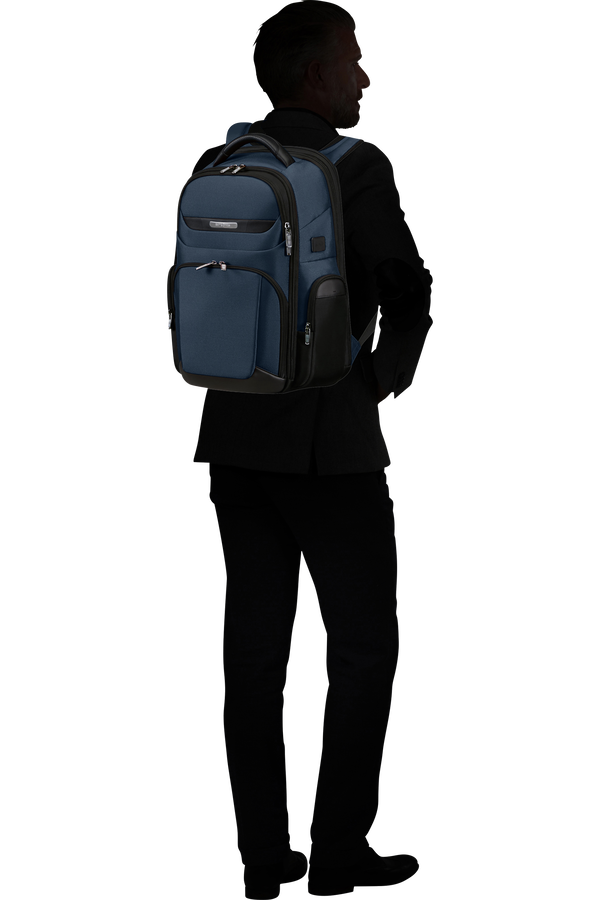 Samsonite Pro-Dlx 6 Backpack 3 Volume Expandable 15.6'  Modrá