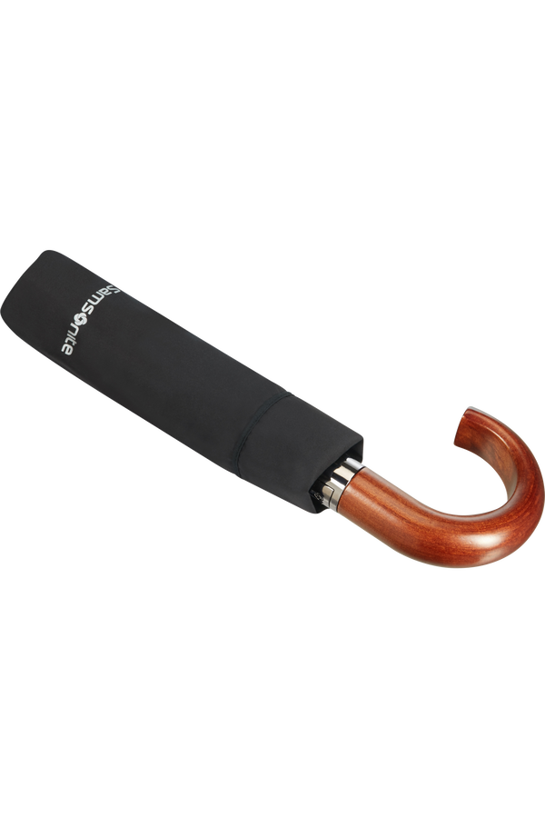 Samsonite Wood Classic S 3 Sect. Auto O/C Crook  Čern&aacute;