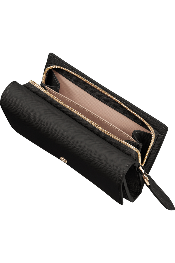 Samsonite My Samsonite Slg L W 12cc+Zip Ext M  Černá