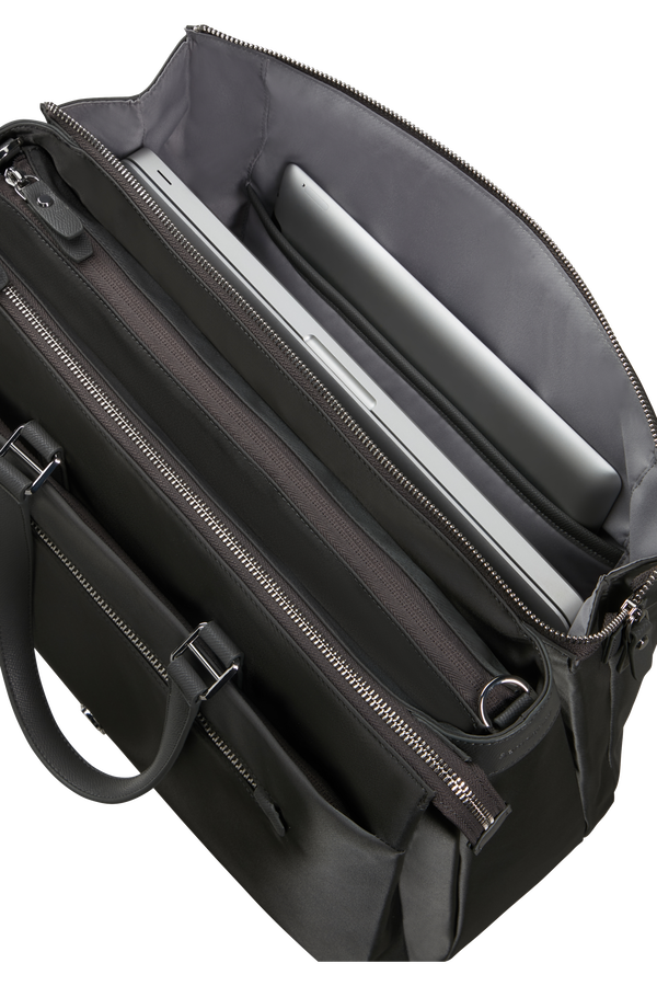 Samsonite Karissa Evo Org. Tote 14.1' 3 Comp  Gunmetal Green