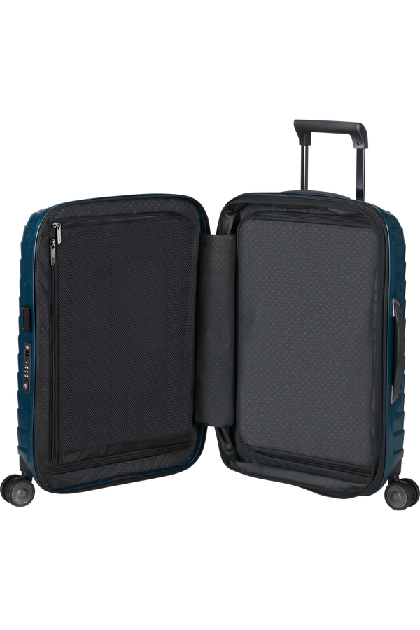 Samsonite Proxis Spinner Expandable Length 40cm 55cm  Petrolejov&aacute; modr&aacute;