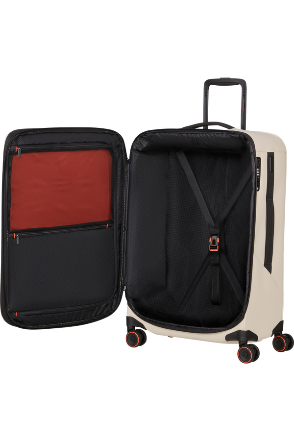 Samsonite Glazed Spinner Expandable 67cm  P&iacute;skov&aacute; žlut&aacute;