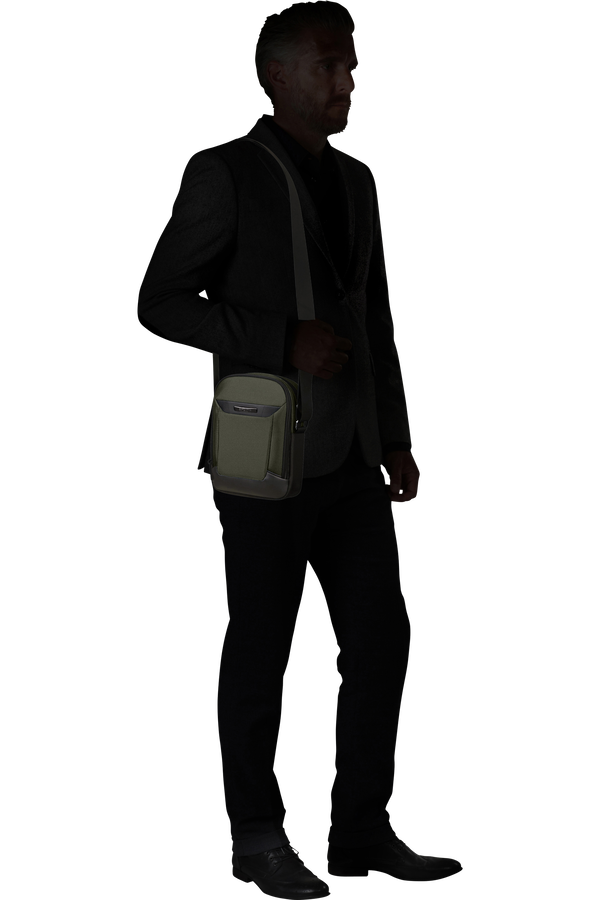 Samsonite Pro-Dlx 6 Crossbody Bag M  Zelená Samsonite Pro-Dlx 6 Crossbody Bag M  Zelená