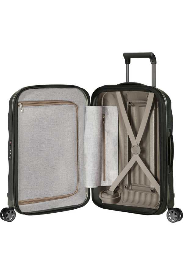 Samsonite C-Lite Spinner Expandable 55cm  Metalick&aacute; zelen&aacute;