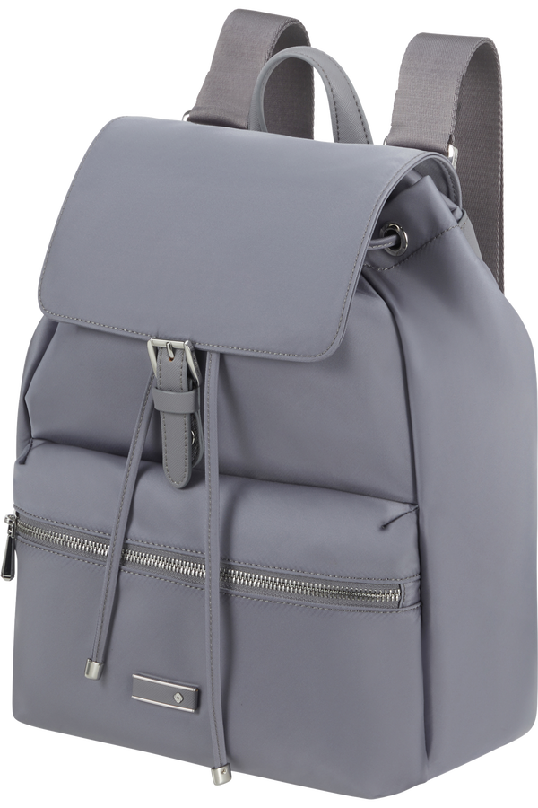 Samsonite Zalia 3.0 Backpack 1 Buckle  Stř&iacute;brn&aacute; &scaron;ed&aacute;