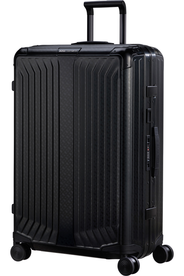 Samsonite Lite-Box Alu / Boss SPINNER 76/28 76cm  Graphite Monogram