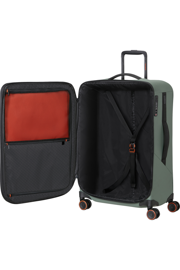 Samsonite Glazed Spinner Expandable 67cm  &Scaron;edo-zelen&aacute;