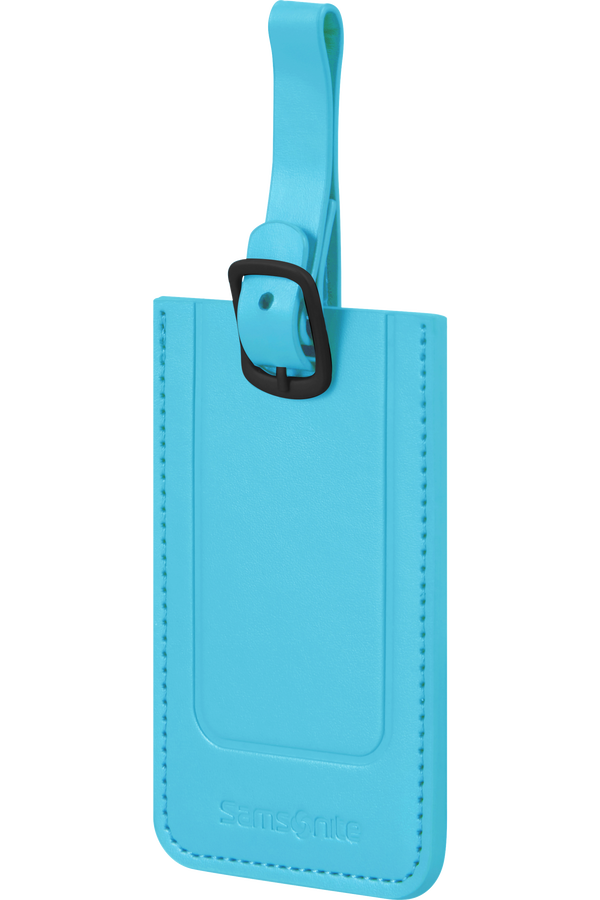 Samsonite Ta Revolution Rectangle Luggage Tag x2  Syt&aacute; modr&aacute;