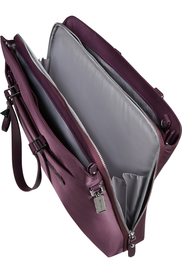 Samsonite Karissa Evo Slim Bailhandle 15.6'  Vínová červená