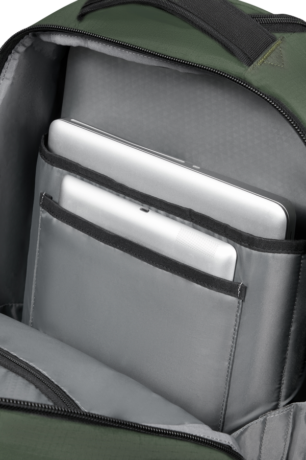 Samsonite Roadseeker Laptop Backpack with wheels 17.3''  Tmavě olivová zelená