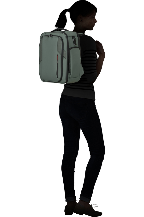 Samsonite Glazed Underseat Backpack S  &Scaron;edo-zelen&aacute;