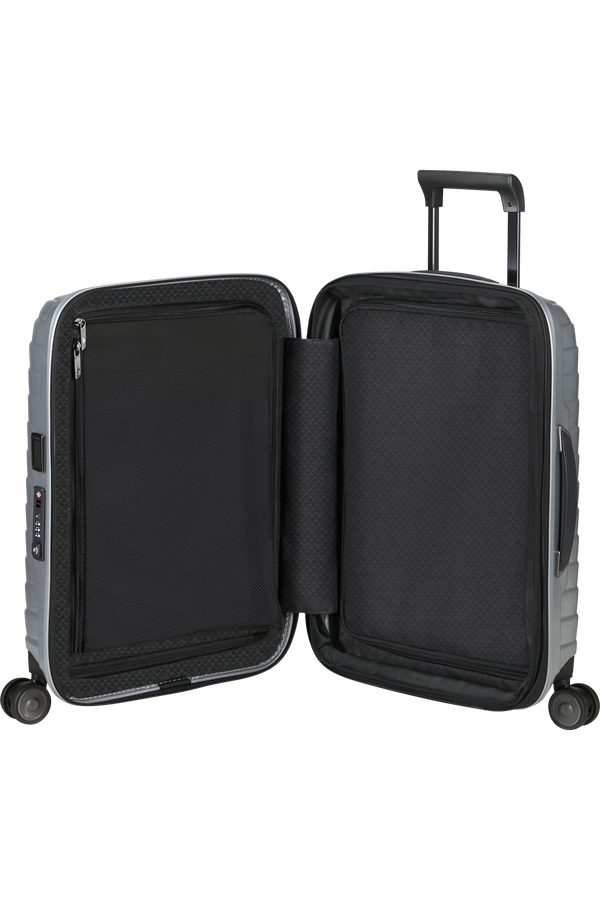 Samsonite Proxis Spinner Expandable Length 40cm 55cm  Stř&iacute;brn&aacute;