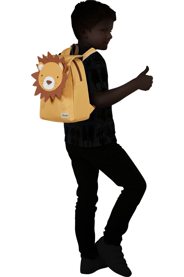 Samsonite Happy Sammies Eco Backpack Lion Lester S+ Lion Lester Samsonite Happy Sammies Eco Backpack Lion Lester S+ Lion Lester