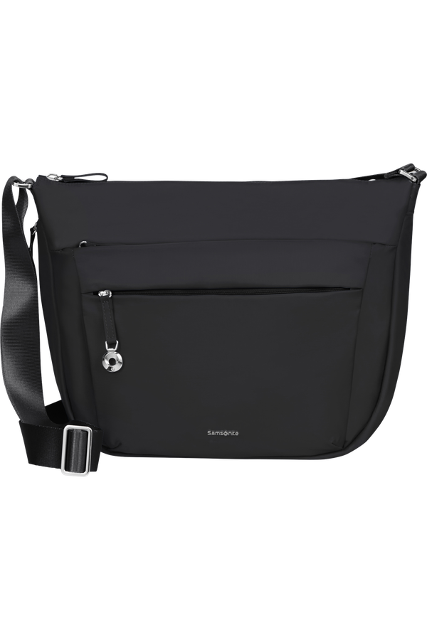 Samsonite Move 5.0 Hobo Bag Round Expandable M  Čern&aacute;