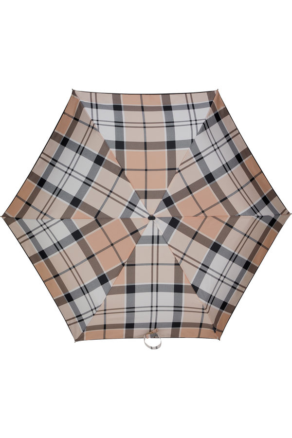 Samsonite Alu Drop S 3 Sect. Manual Flat  Beige Check Samsonite Alu Drop S 3 Sect. Manual Flat  Beige Check