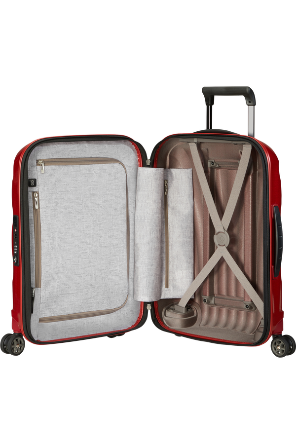 Samsonite C-Lite Spinner Expandable 55cm  Chili červená