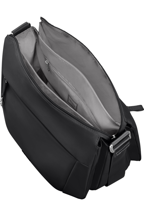 Samsonite Move 5.0 Hobo Bag Round 3 Comp.  Černá Samsonite Move 5.0 Hobo Bag Round 3 Comp.  Černá