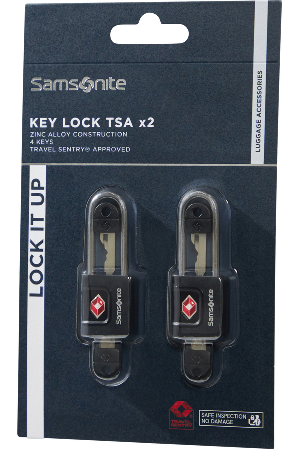 Samsonite Ta Revolution Key Lock TSA x2  Černá Samsonite Ta Revolution Key Lock TSA x2  Černá
