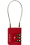 Samsonite Ta Revolution Cablelock 3 dial TSA  Červená
