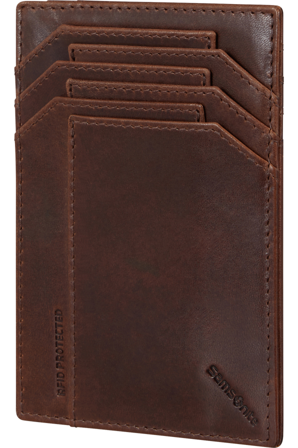 Samsonite Veggy Slg 733 - ALL IN ONE WALLET S  Tmavě hnědá