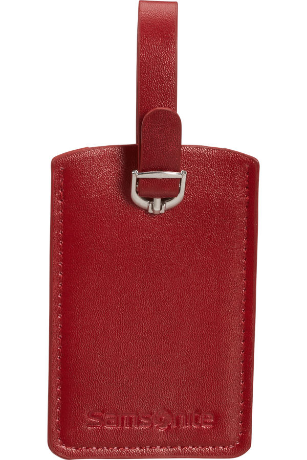 Samsonite Global Ta Rectangle Luggage Tag x2 Červená