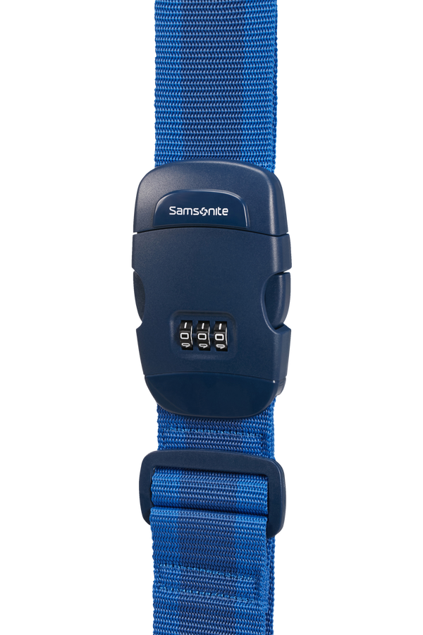 Samsonite Global Ta Luggage Strap/Lock Půlnoční modrá Samsonite Global Ta Luggage Strap/Lock Půlnoční modrá