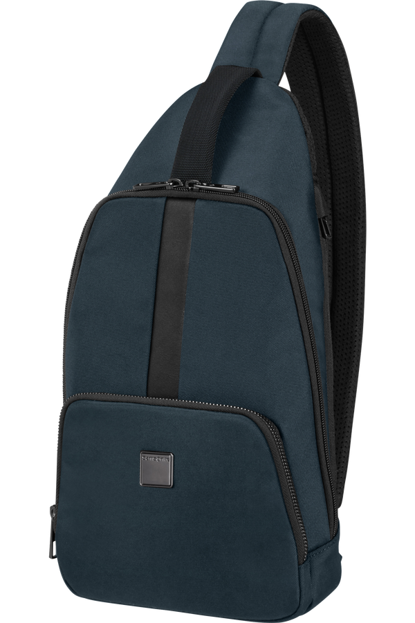Samsonite Sacksquare Sling Bag M  Modrá